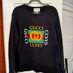 Gucci Black Logo Sweatshirt